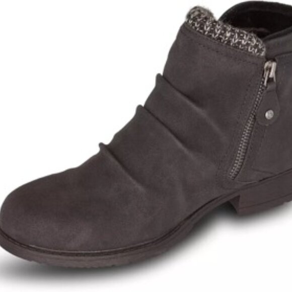 SPORTO Honor Faux Leather Sweater Women's Booties Boots Black Size 10 - Picture 3 of 5